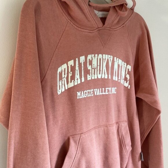 Great Smoky Mountains Maggie Valley, NC Hoodie Vintage Wear By Baypoint Size S - Picture 2 of 9
